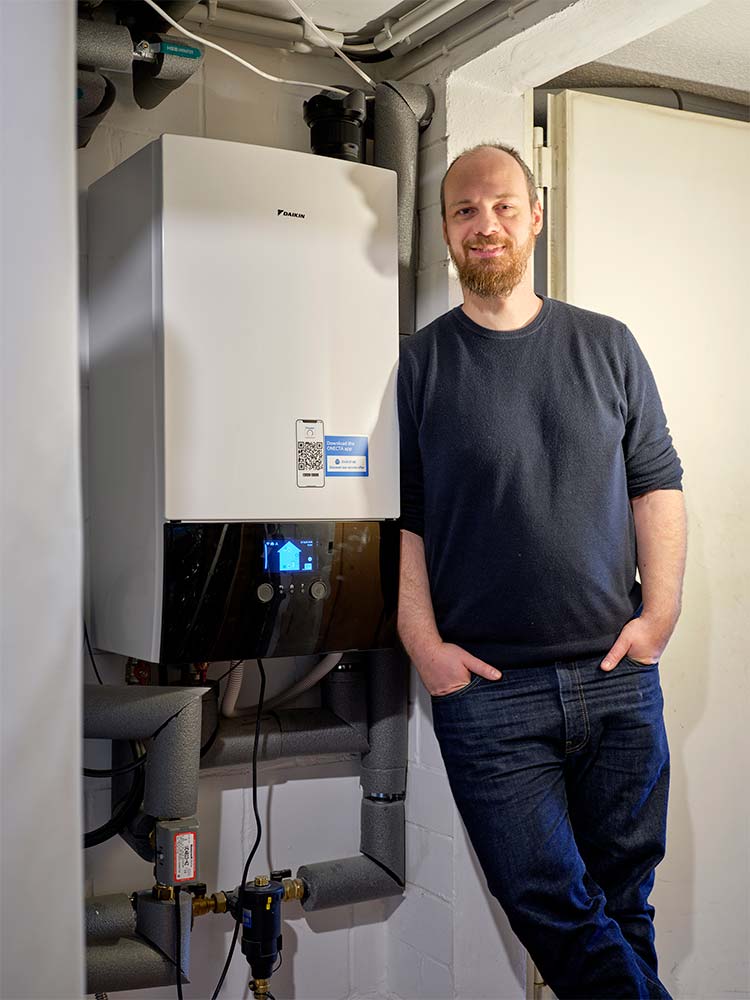 Heizungsmodernisierung mit einer Wärmepumpe von Daikin