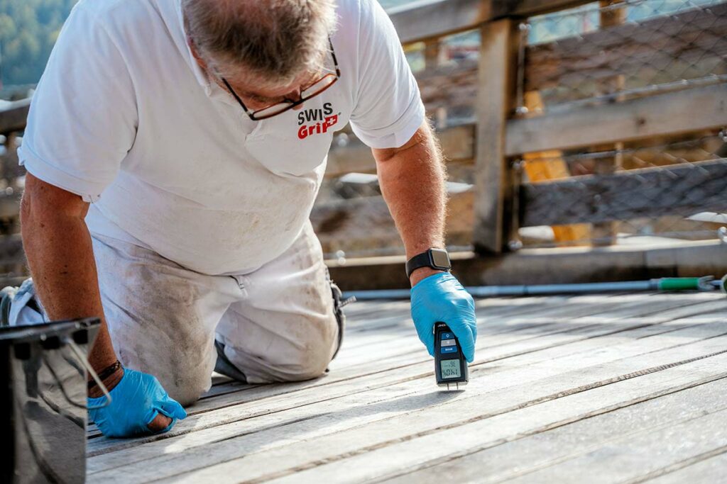 Antirutschbeschichtung von GriP New WOOD