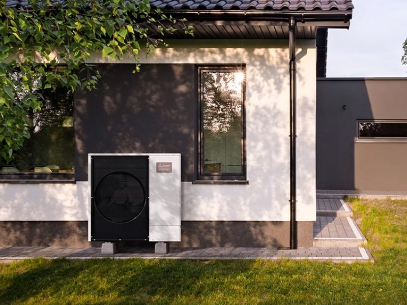 Luft-Wasser-Wärmepumpe Ecodan von Mitsubishi Electric